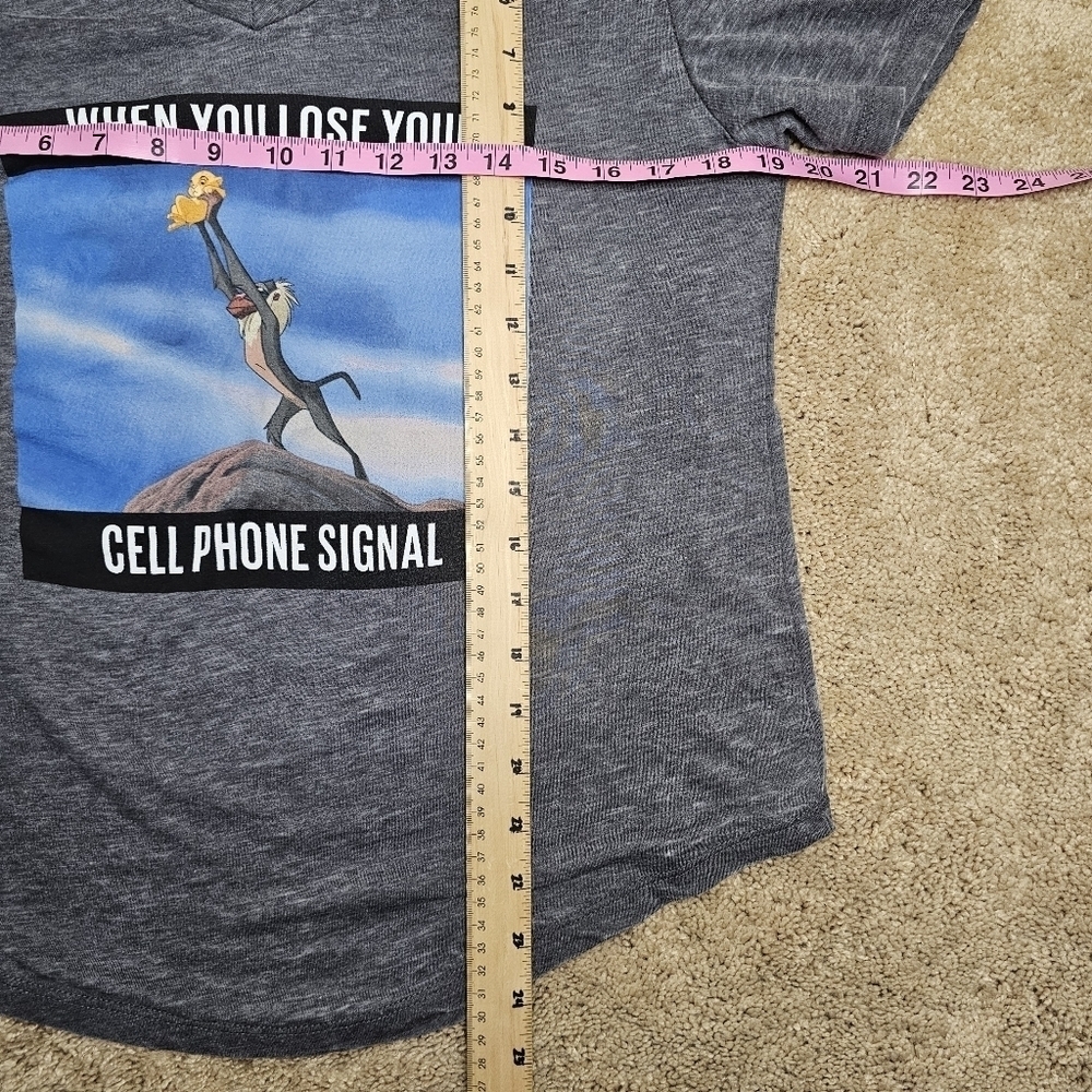 Disney The Lion King Meme Graphic Tee Size XL - Picture 3 of 6